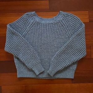 L.A. Hearts Light Blue Waffle Knit Sweater